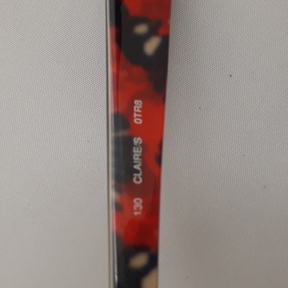 Kate Spade Clairs floral red black frames Sunglasses Sun glasses Shades - Picture 3 of 7